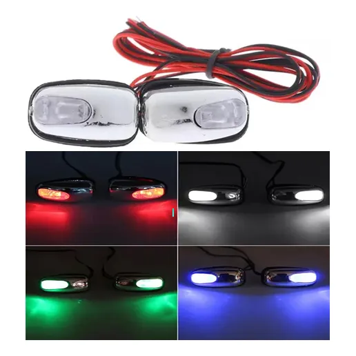 Sapito Limpia Parabrisas Rociadores Con Led Varios Colores