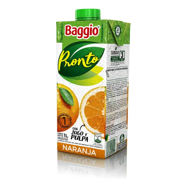 Jugo Naranja Baggio 1 L.