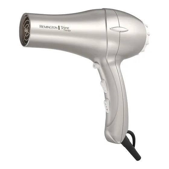 Secadora Cabello Remington Ac2016 Shine Therapy Keratina Y Argán 3pz 1875 Watts Blanco
