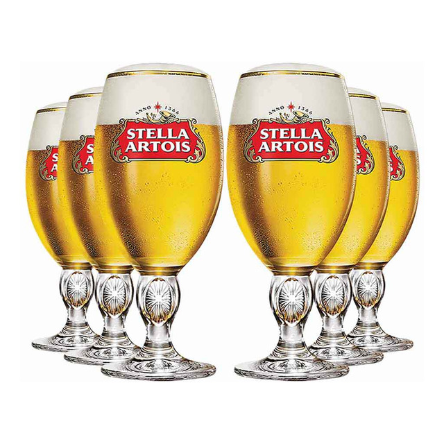 Taça Stella Artois Belgium, Taça De Cristal, Ruvolo 315ml 6pcs Taça Stella Artois Belgium, Taça De Cristal, Ruvolo 315ml 6pcs