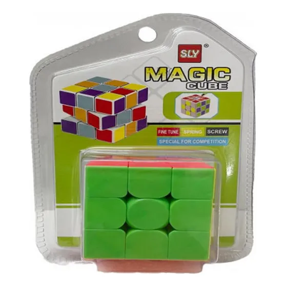 Cubo Magico Explorer Fan Cb04 Magic Cube Estructura Amarillo