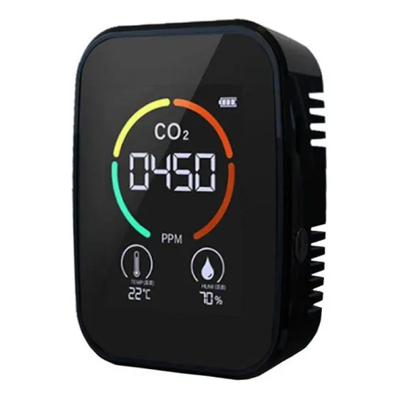 Medidor Co2 Temperatura Humedad Pantalla Digital Portátil