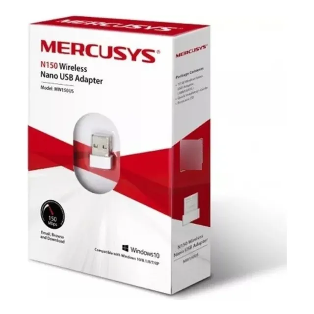 Mercusys Mw150us Adaptador Inalámbrico N150 Nano