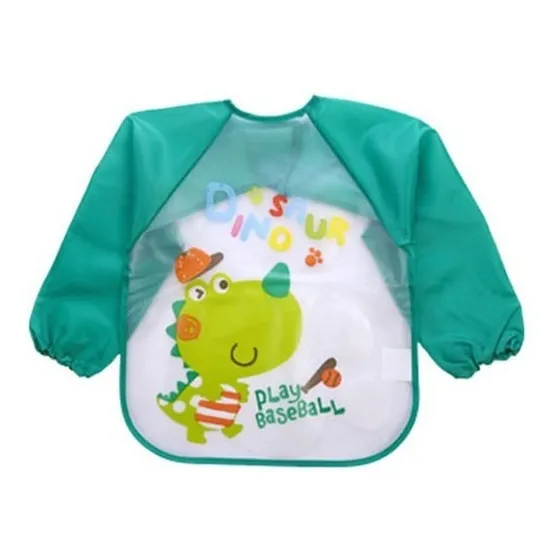 Babero Pintorcito Plastico Impermeable Manga Larga Lavable