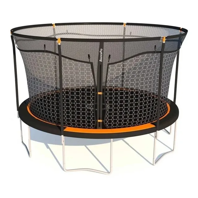 Trampolín Brincolín Bounce Pro De 14 Pies Doble Red Uso7