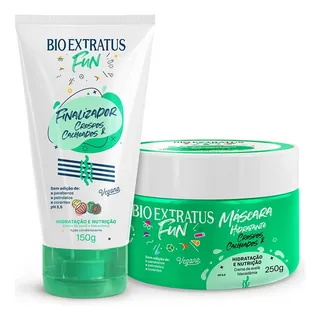 Kit Fun Crespos E Cacheados MĂĄscara, Finalizador Bioextratus Kit Fun Crespos E Cacheados MĂĄscara, Finalizador Bioextratus