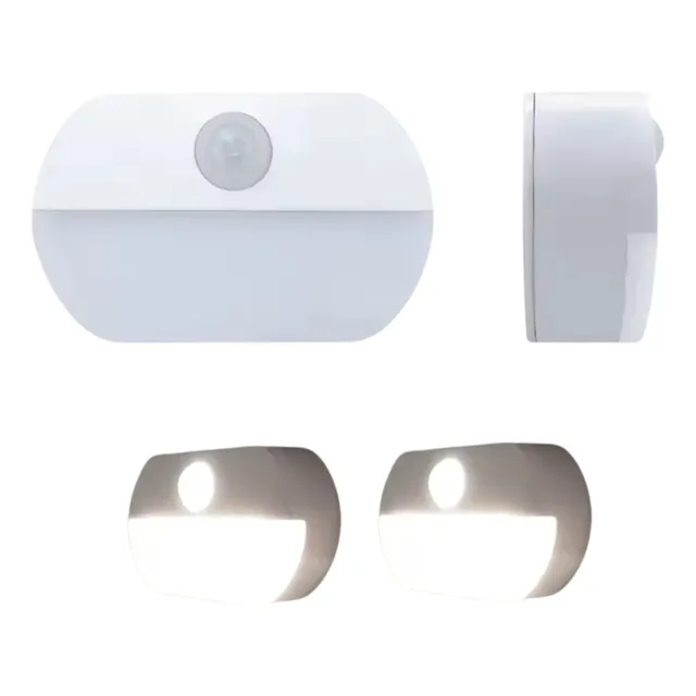 Pack 2 Focos Luces Luz Sensor De Movimiento Noche Iluminado