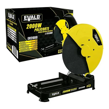 Serra Rápida Policorte Portátil 2000w 14 Pol Ev2000 Evald 220v