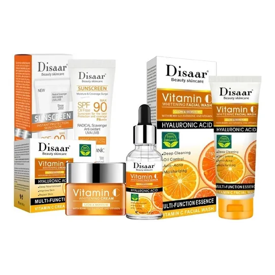 Rutina De Limpieza Hidratación Serum Protector Solar Disaar 