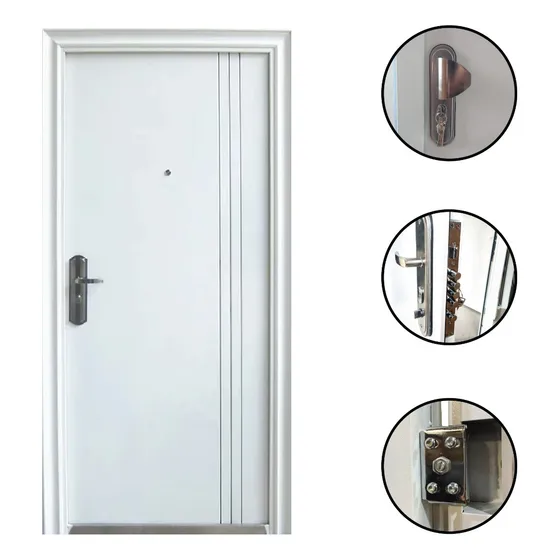 Puerta De Seguridad Multianclaje Marca Milemor | 96 X 205