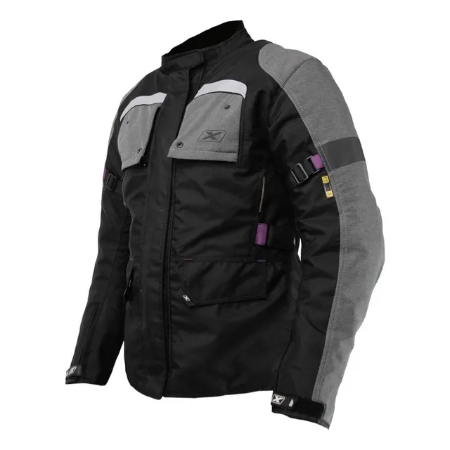 Chaqueta Dual 3/4 Malaga Mujer   L  Negro/purpura Moxal Pro