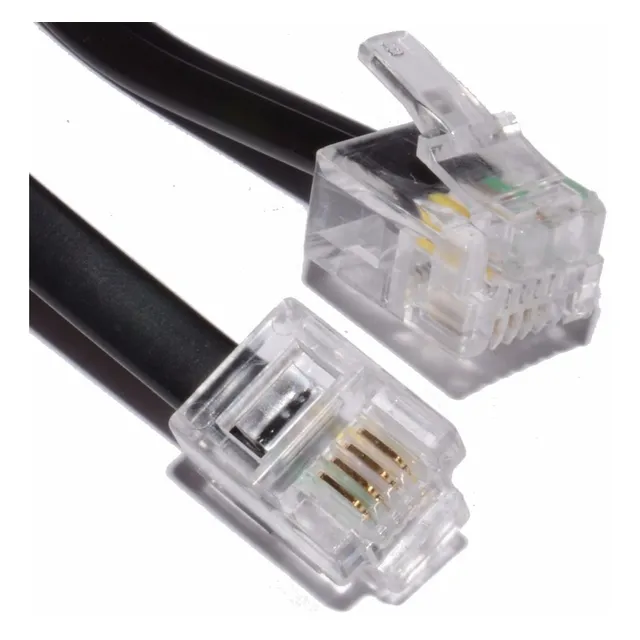 Cable Para Telefono C/ Fichas Rj11 Listo Para Usar 8mts.