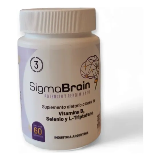 Sigma Brain - Cápsula Vitamina B3 + Selenio + L-triptofano