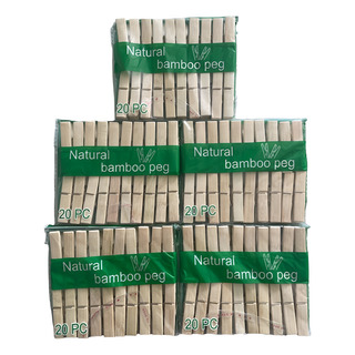 Pinza De Madera Para Ropa 100 Piezas De Bamboo Pinza De Madera Para Ropa 100 Piezas De Bamboo