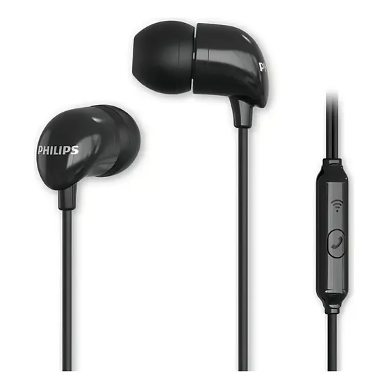 Fone De Ouvido Tae1126bk In Ear Com Microfone Philips Cor Preto
