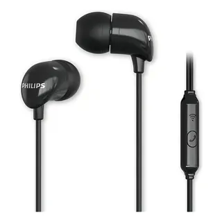 Fone De Ouvido Tae1126bk In Ear Com Microfone Philips Cor Preto Fone De Ouvido Tae1126bk In Ear Com Microfone Philips Cor Preto