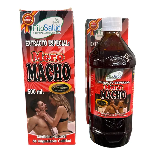 Mero Macho Tónico Pack 2 Uní 1000ml Tónico Potensiador