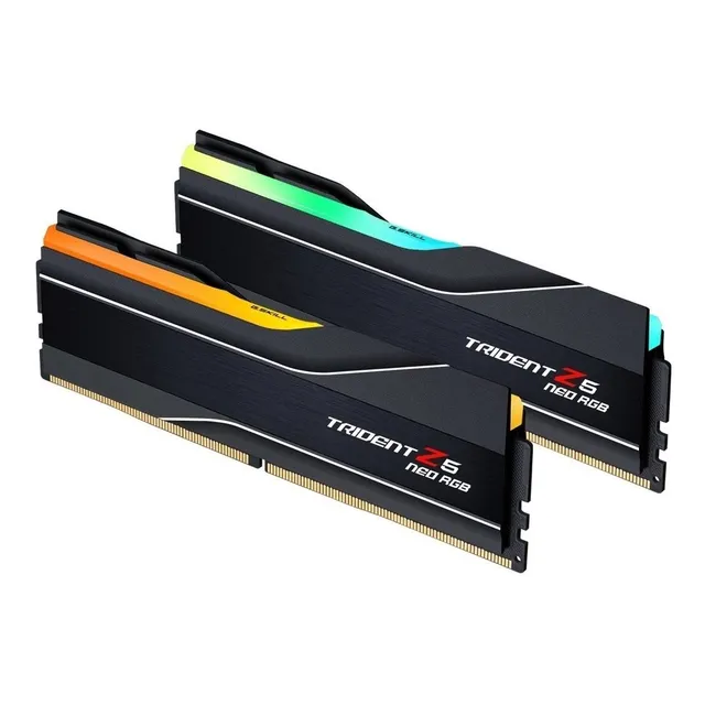 Memoria ram G.SKILL Trident Z NEO RGB 32GB (2 x 16GB) DDR5 6000 Mhz color Negro