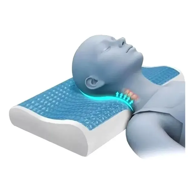 Almohada Memory Pillow Ortopédica Indeformable Cool Gel Fund