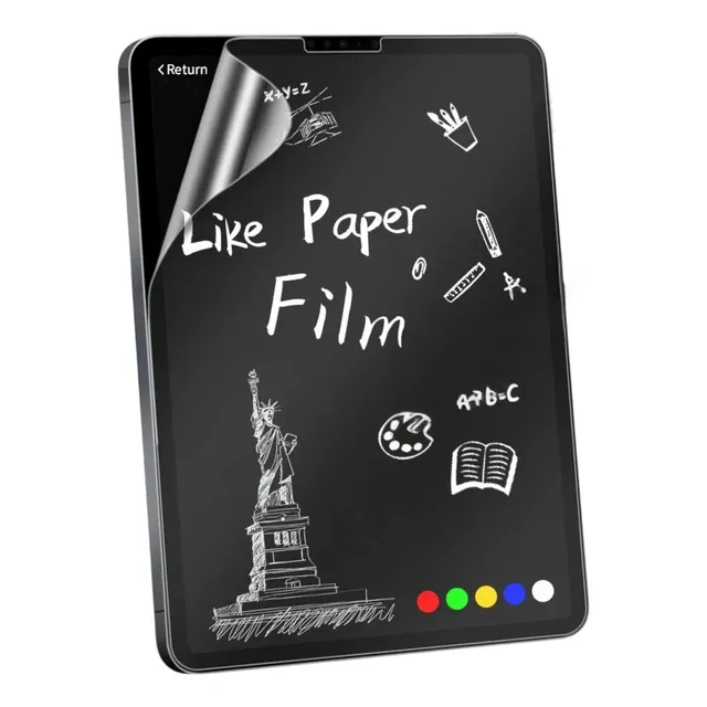 2 Micas Protector Pantalla Para iPad Efecto Textura Papel