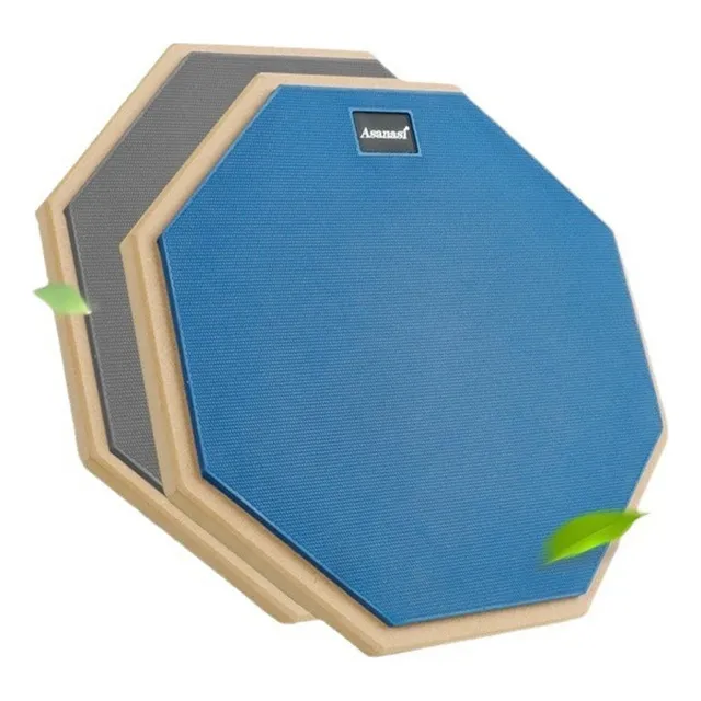 Practicador De Batería 12 Pulgadas Pad Bateria Tambor Azul