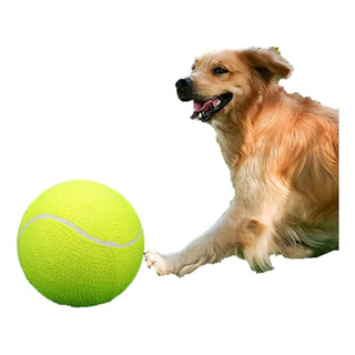 Pelota Tenis Gigante Juguete Para Mascota Inflable 24 Cm Pelota Tenis Gigante Juguete Para Mascota Inflable 24 Cm