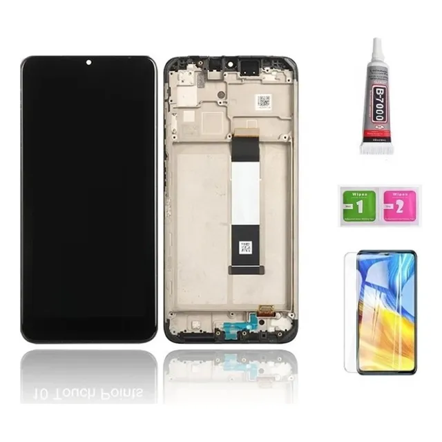 For Lanjing Tela Lcd Com Moldura Para Xiaomi Redmi 9t Poco