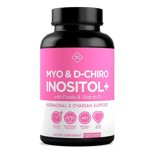 Myo & D-chiro Inositol Regulador De Hormonas 120 Cápsulas 