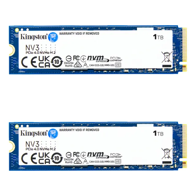 Kit 2 Unidad Estado Solido Ssd Snv3s Kingston Interno 1tb