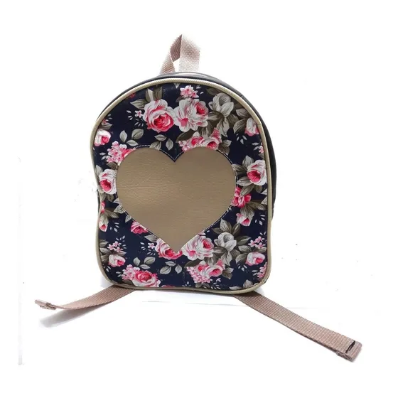 Bolsos Morrales Corazon Mini Escolar Universitario 