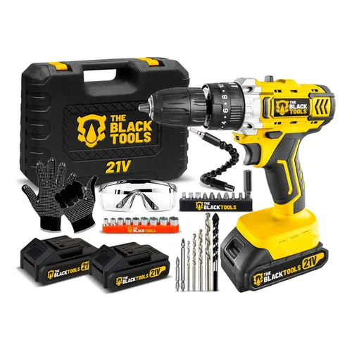 Parafusadeira Furadeira De Impacto Tb-21pw 3/8 21v The Black Tools
