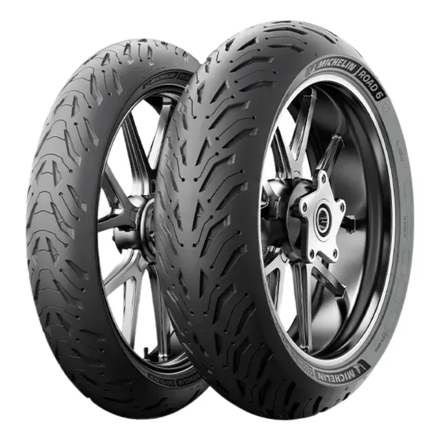Par Pneu 120/70-17 E 180/55-17 Road 6 - Suzuki Srad 750