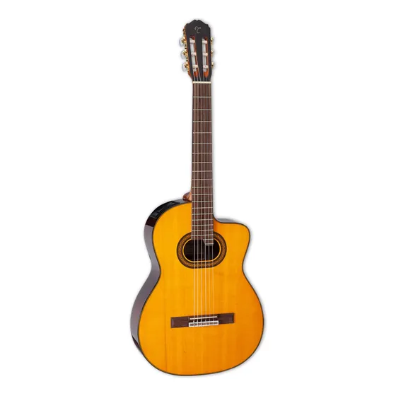 Violão eletroacústica Takamine GC6CE para destros natural laurel brilhante