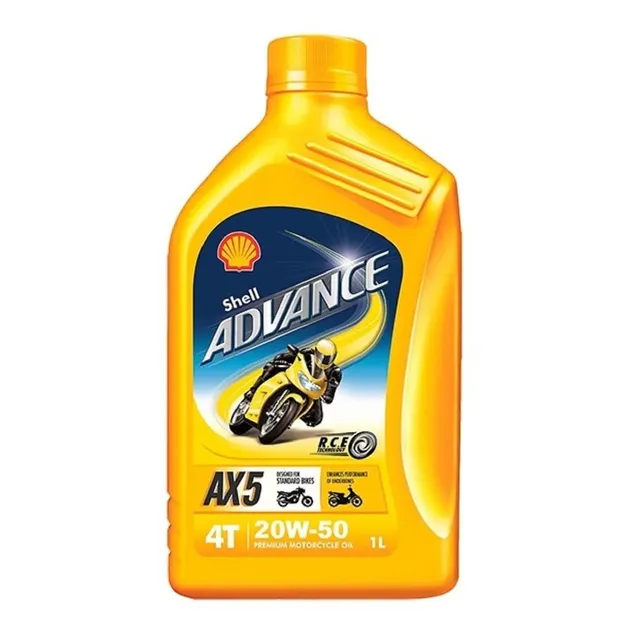 Aceite Shell Advance Ax5 Mineral 20w50 1 Litro - Parat