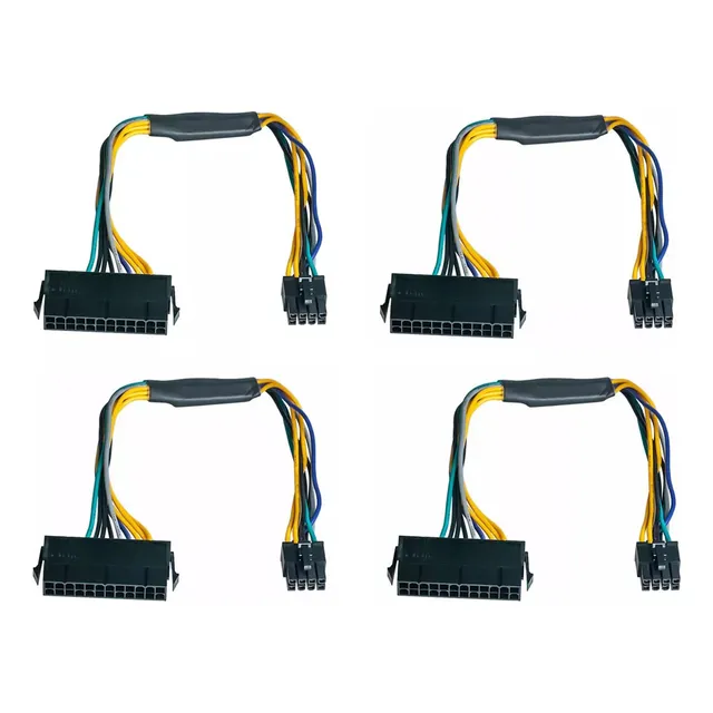 Adaptador De Corriente Atx De 4 Cables Psu 24 A 8 Pines Para