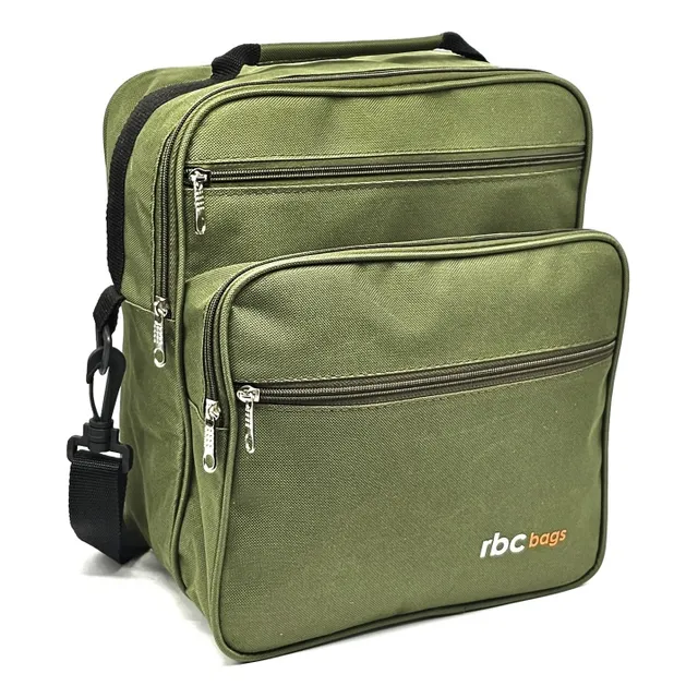 Cartera De Hombre Morral Rbc Reforzada Amplia Bolso Bandoler