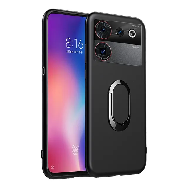 B Funda Para Nubia Z50 Ultra Adsorbible Silicona Anillo