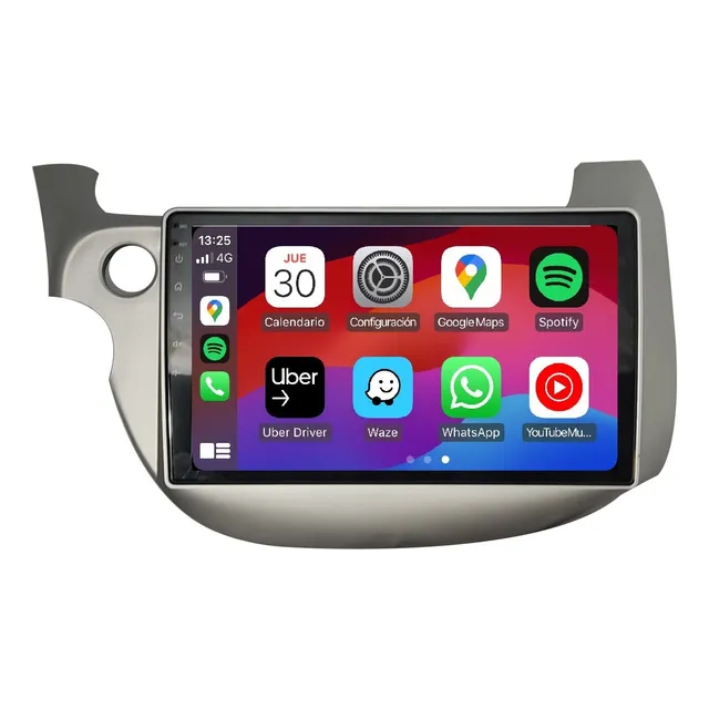 Stereo Android Pantalla 10¨ Honda Fit 2008-2013 4+64 Carplay