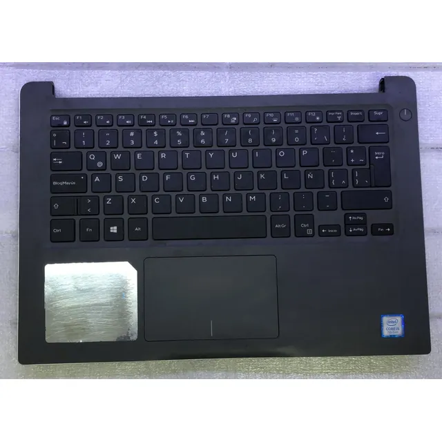 Carcasa Base Notebok Dell Inspiron 14 7000 Con Teclado Gris Oscuro