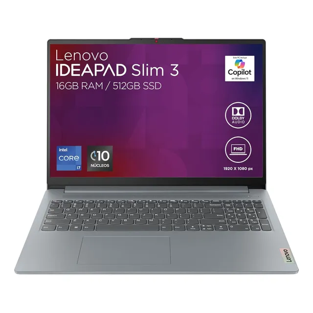Laptop Lenovo Ideapad Slim 3i, Core I7 13260h, 16gb, M.2 512