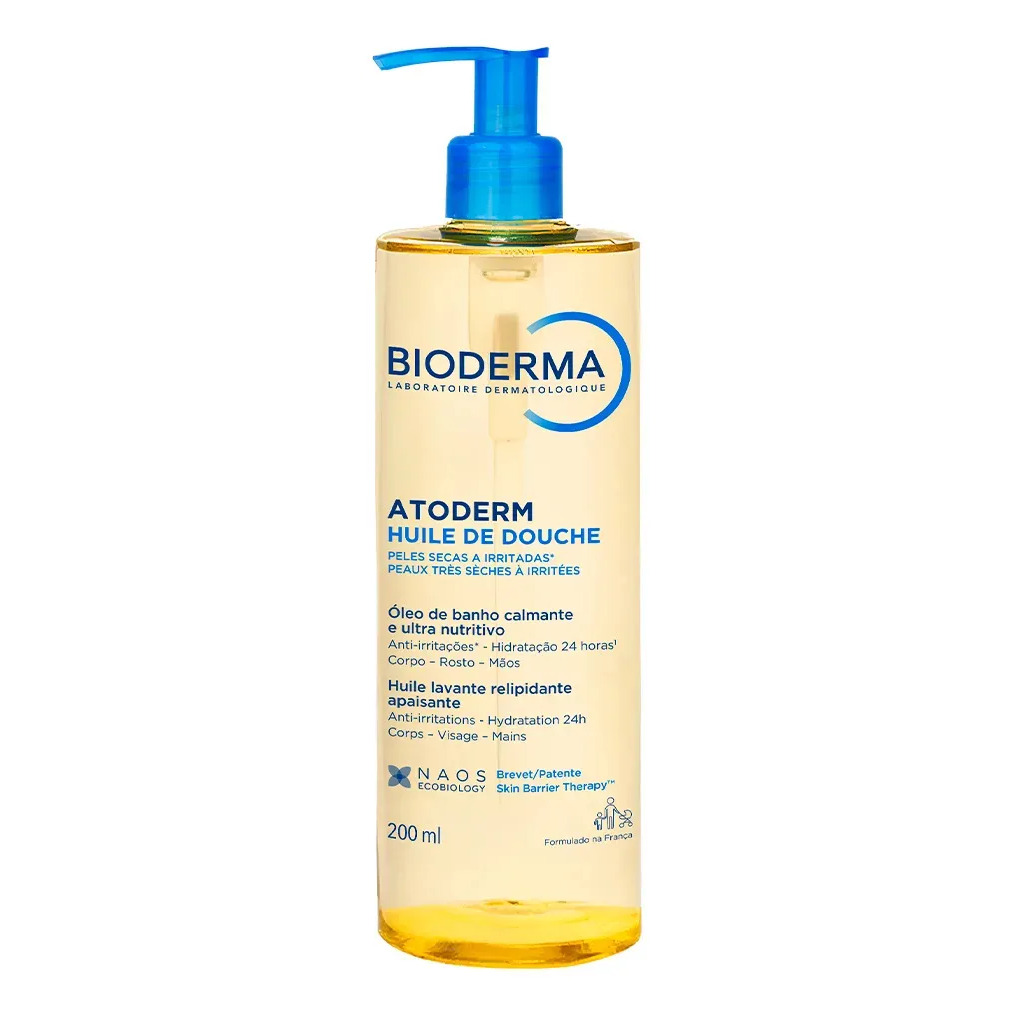 Bioderma Atoderm Óleo De Banho Higiene Hidratante Diária 200ml