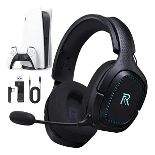 Olafvi Fone De Ouvido Headset Gamer Sem Fio Bluetooth Surround Over-ear Com Micr