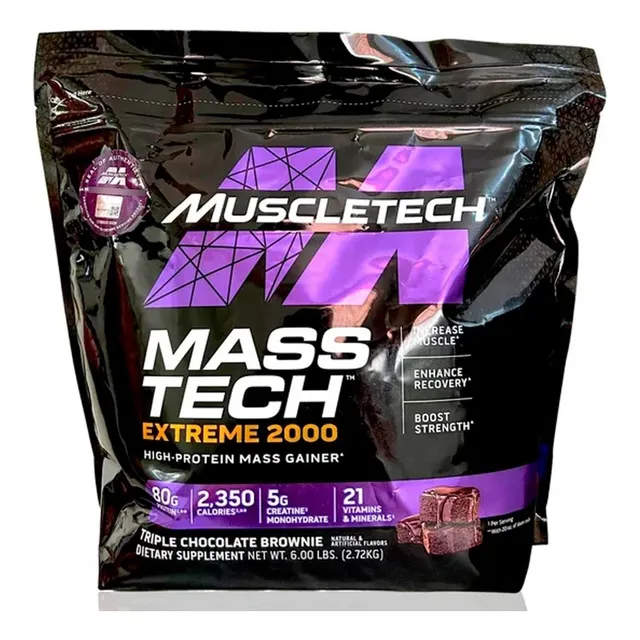 Suplemento Muscletech Mass Tech Extreme Proteina De 6 Libras