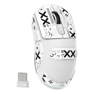 Rato Gamer Sem Fio Attack Shark X3 Leve Com Sensor Paw3395 Cor Branc