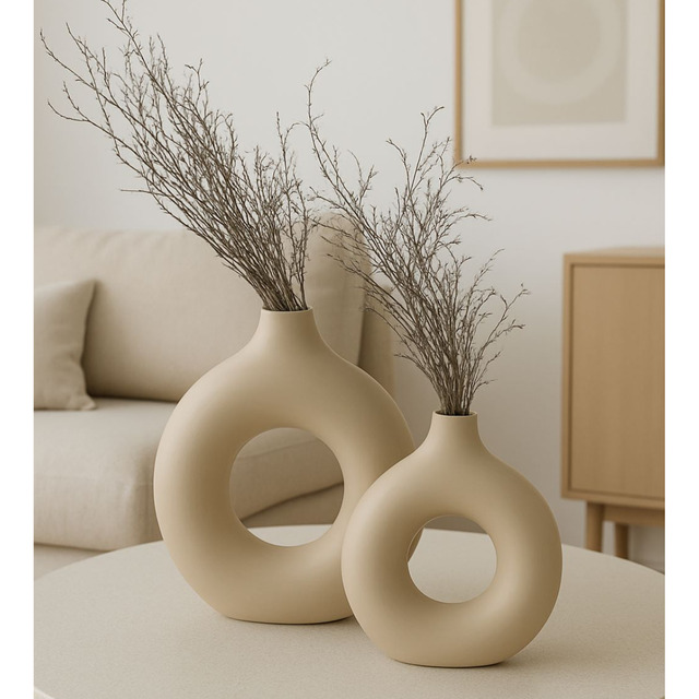 Dupla De Vaso Redondo Para Arranjos Decoração Sala E Casa Dupla De Vaso Redondo Para Arranjos Decoração Sala E Casa