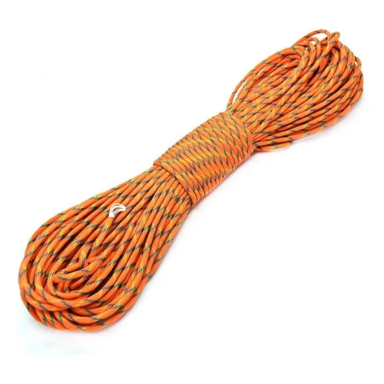 Cuerda Paracord 50 Metros Cuerda Utlilitaria Tactica Colores Color Camo Naranja