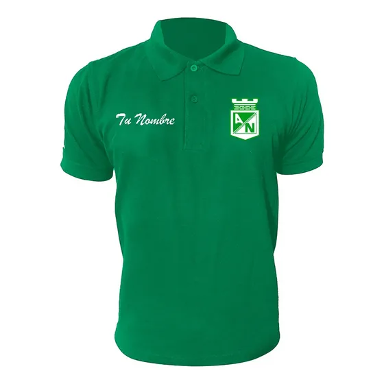 Camiseta Tipo Polo Personalizada Nacional Logos Bordados