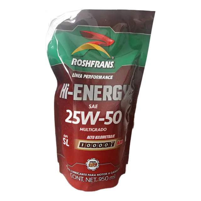 Aceite Roshfrans Para Motor 25w50 950ml Caja Con 16 Piezas