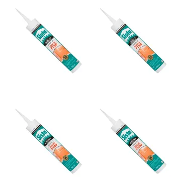 Silicón Sista F130 Acrílico Blanco 300ml (4pz)