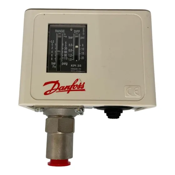 Presostato Kpi35 -0,20 - 8,00 Bar Danfoss